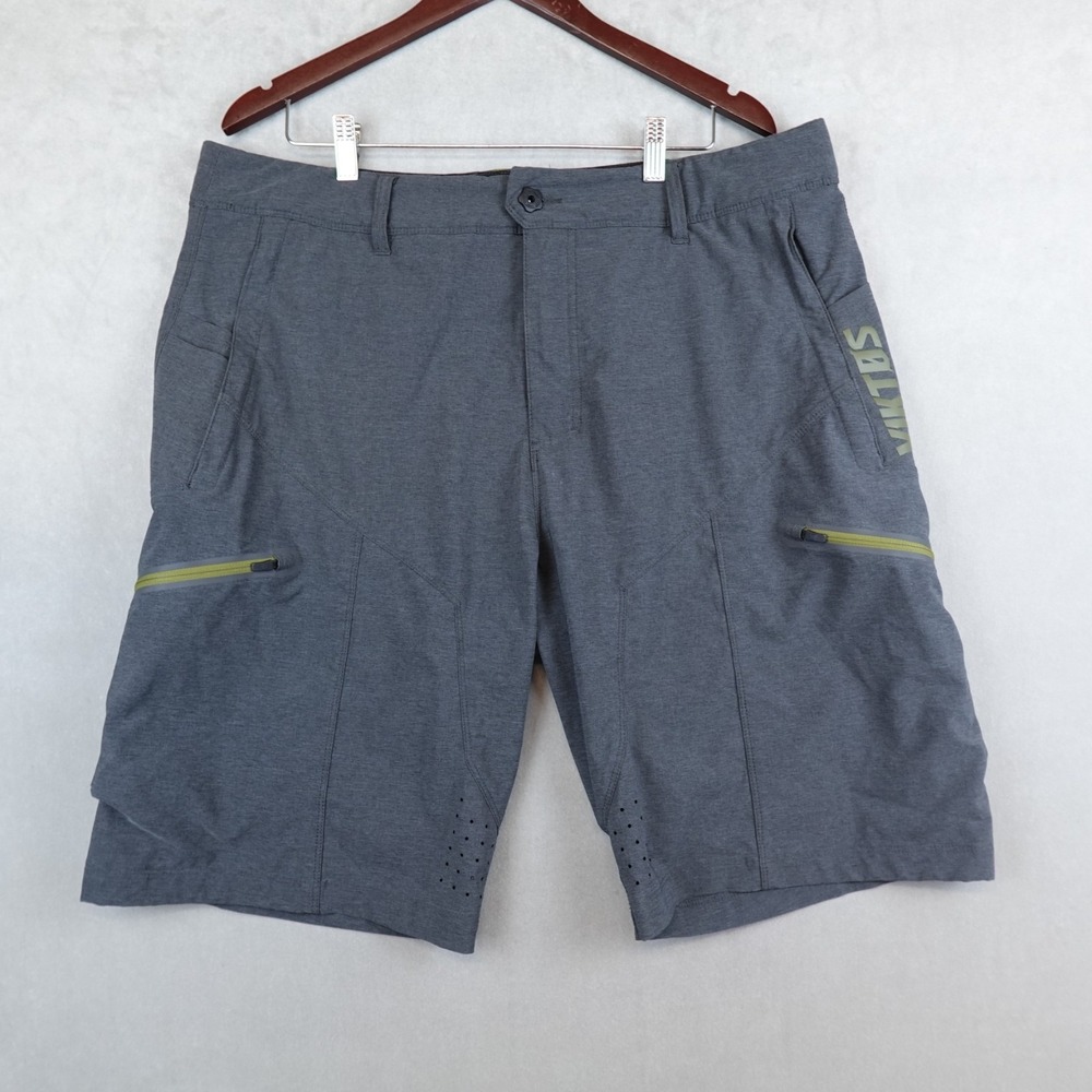 VIKTOS Kadre Shorts Mens Size 38 Outdoor Tactical Casual Zip Pockets Gray Cargo